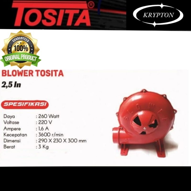 tosita blower keong 2.5" best quality product original