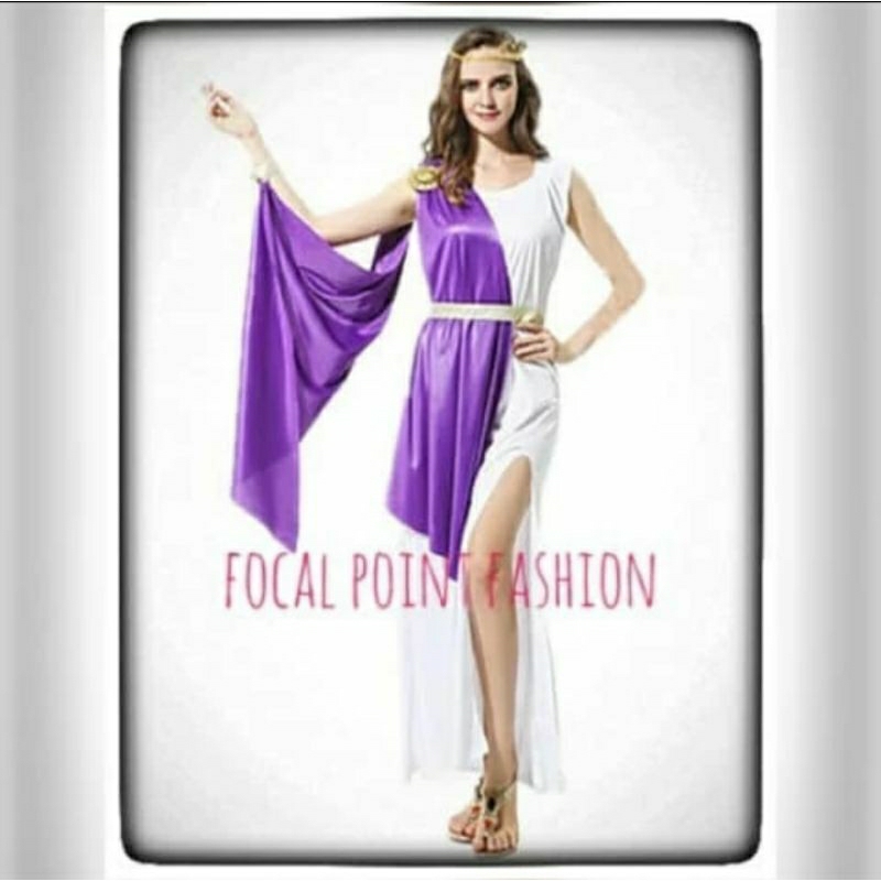 kostum Greek Yunani wanita dewasa goddess costume