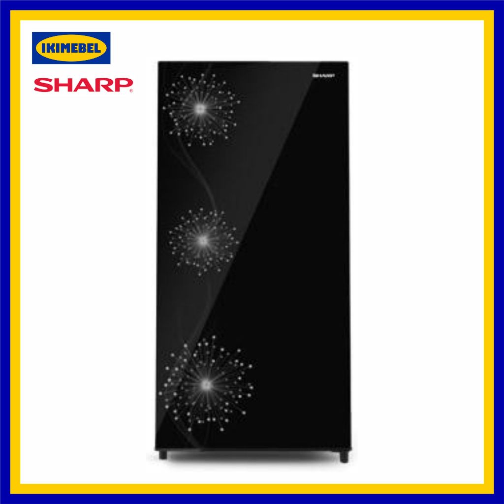 KULKAS SHARP DOUBLE FREEZER SJX197W DW