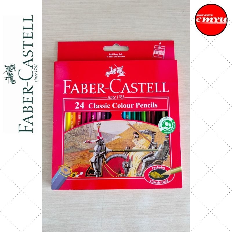 

Faber Castell 24 Classic Colour Pensil Warna