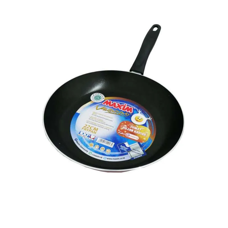 Maxim Valentino 22 cm | Frypan | Teflon Anti Lengket | Wajan Anti Lengket