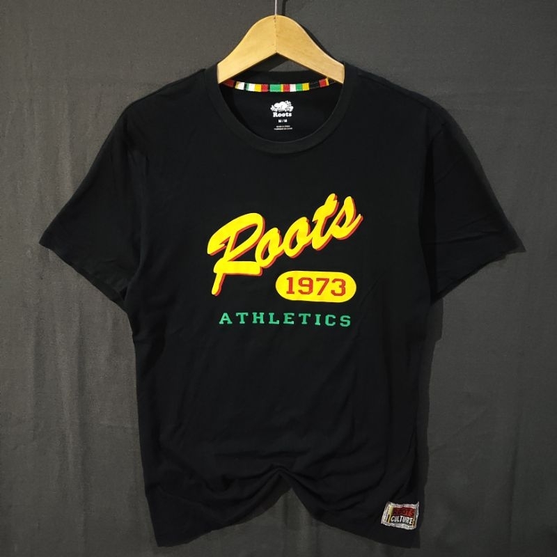 ROOTS Canada Velvet Logo T-Shirt (L)