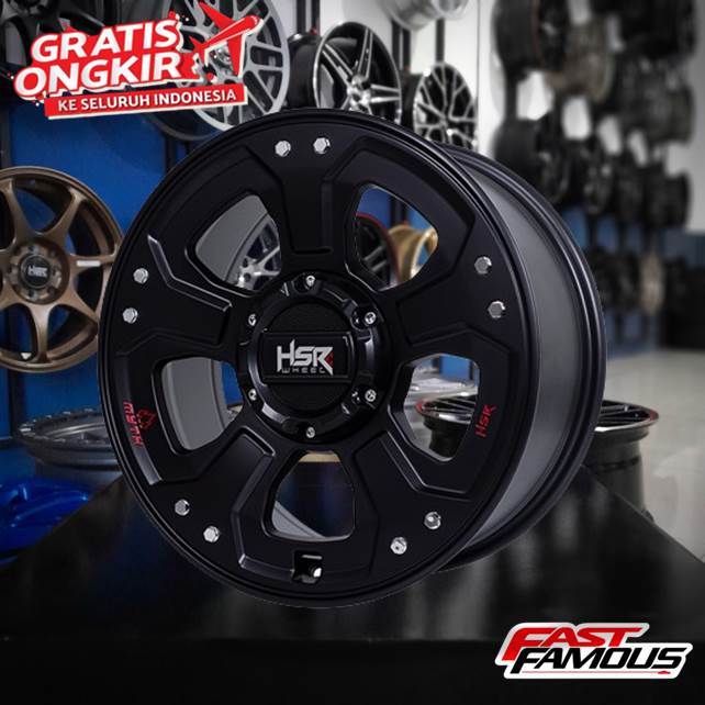 Velg mobil pajero fortuner r18 lebar 8 rata body hsr wheel type myth03