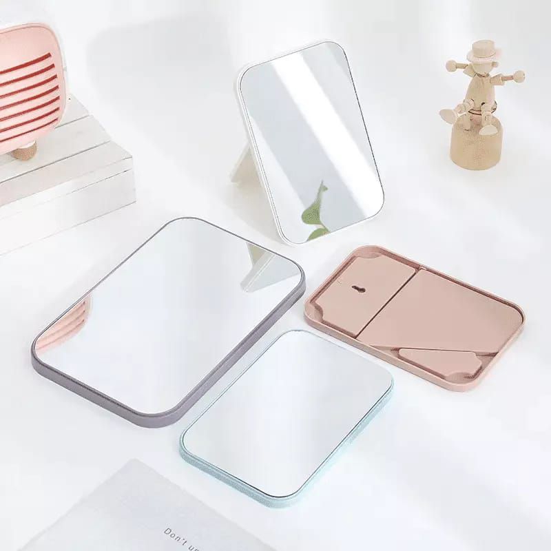 Cermin Lipat Persegi / Kaca Rias Portabel