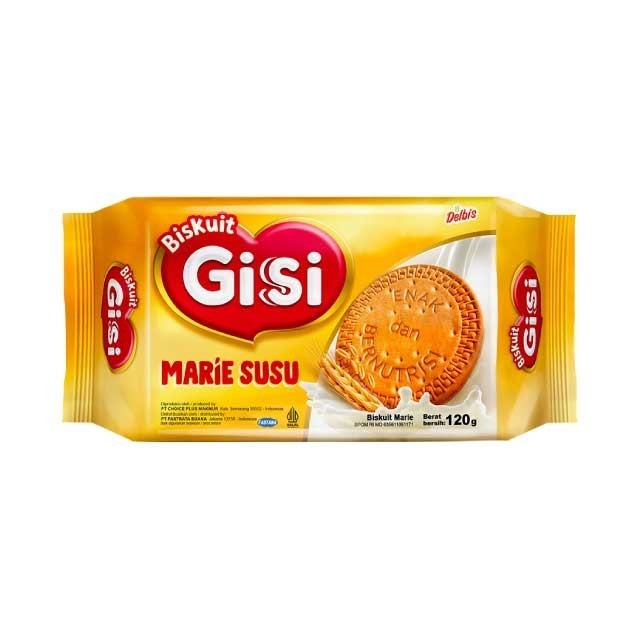 

GISI BISKUIT MARIE SUSU 120 GR