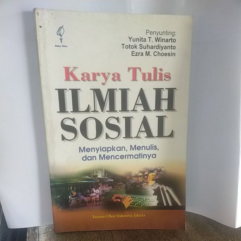 Buku original karya tulis ilmiah sosial