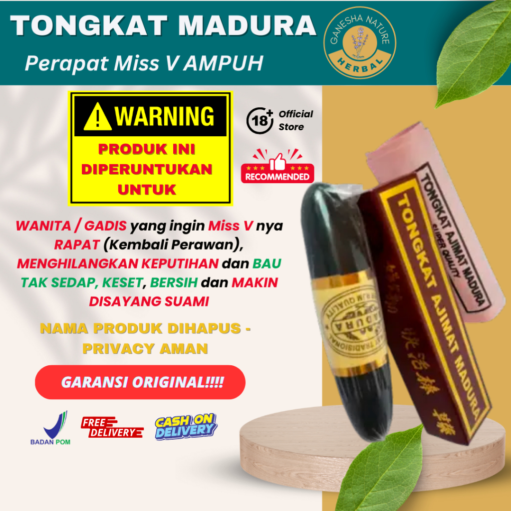 Tongkat Ajimat Madura Asli ORIGINAL 100% - Obat Keputihan / Perapat Miss V