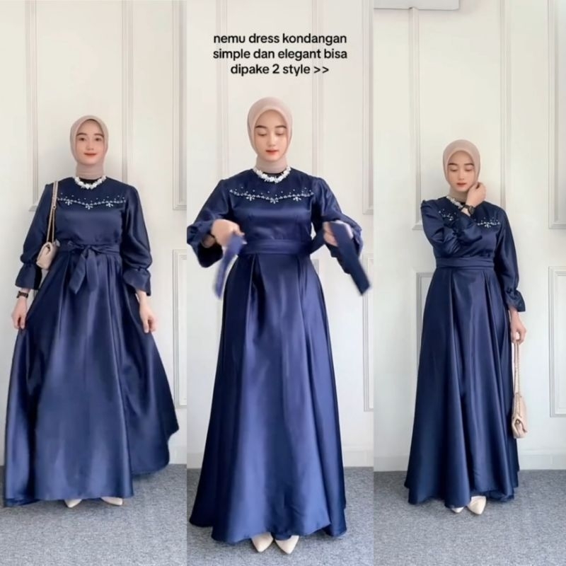 DRESS JEHAN/DRESS SATIN SILK