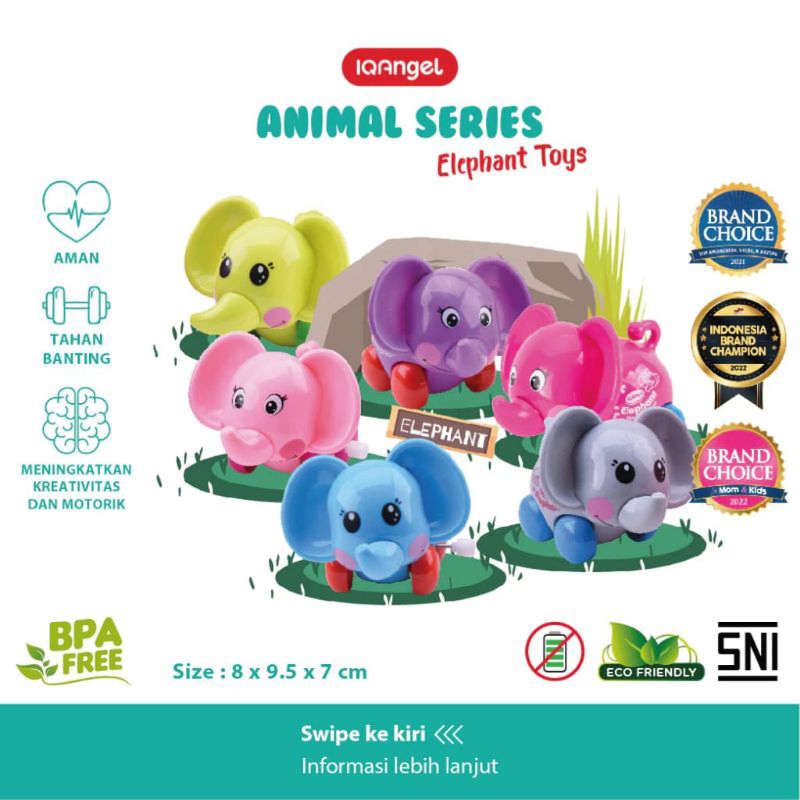mainan animal series elephant toys