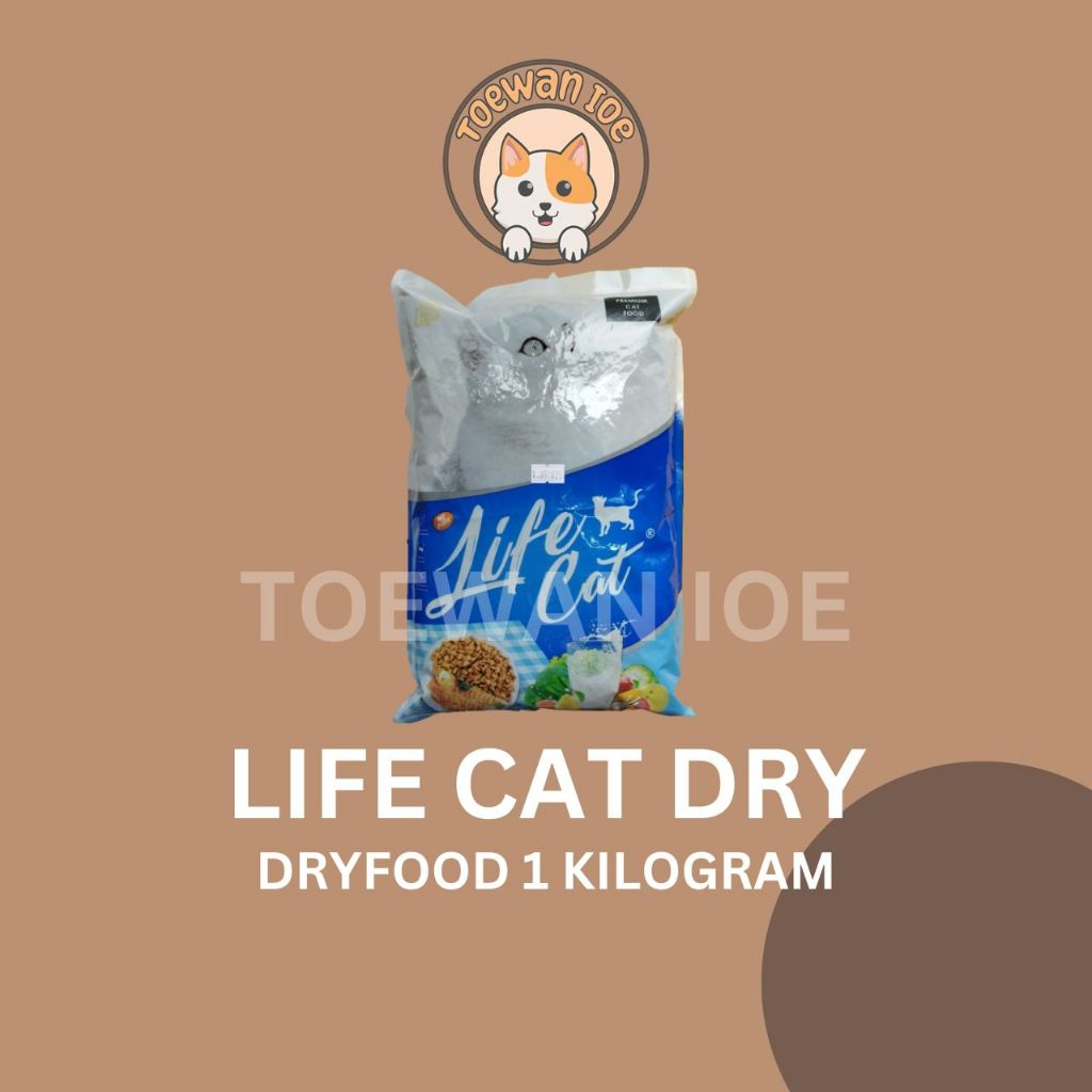 Life Cat Dryfood Makanan Kering Kucing 1 Kilogram