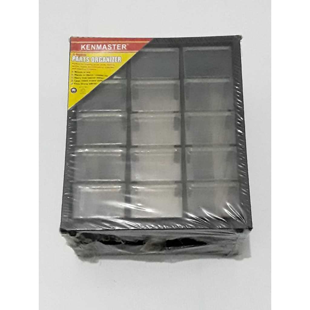 Rak Komponen 15 slot / Kotak Spare Part / Wadah Komponen Elektronika