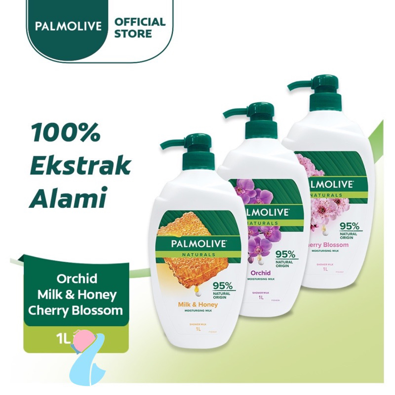 Palmolive Shower Milk 1 Liter (EXP DATE 2025)