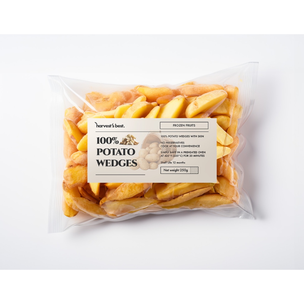 

Kentang Beku Masak Instan di Oven atau Stir Fry| Potato Wedges Unseasoned - Premium High Quality Frozen
