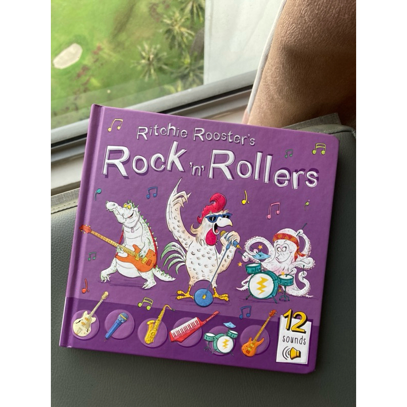 Buku cerita anak SOUND BOOK PRELOVED RITCHIE ROOSTER’S ROCK N ROLLERS