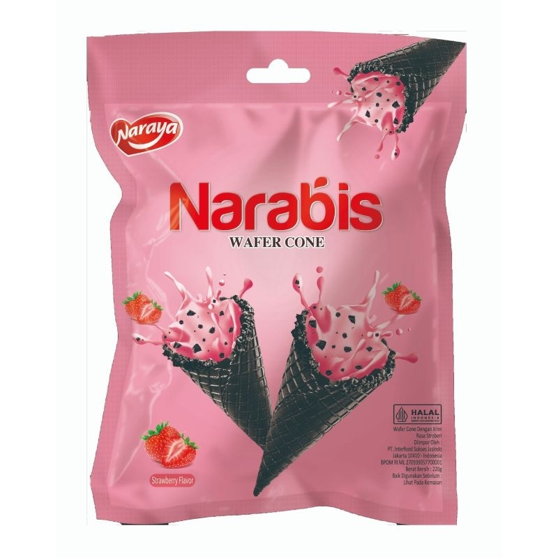 

Naraya Narabis Wafer Cone 80gr dan 220gr