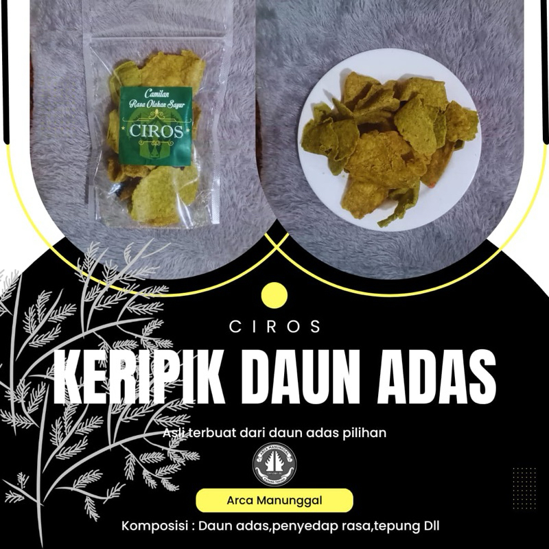 

Kripik Daun Adas Khas Olahan Lereng Merapi (CIROS)