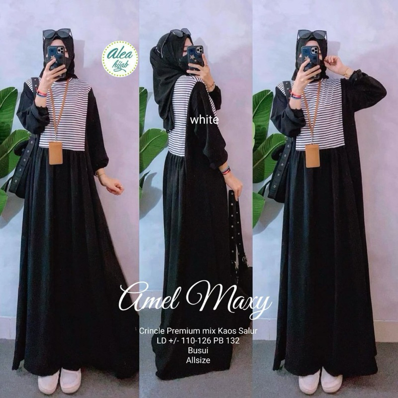 DRESS WANITA MAXY CRINKLE