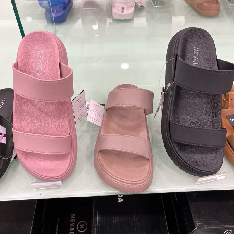 Nevada Sandal Wedges Wanita Ori Matahari