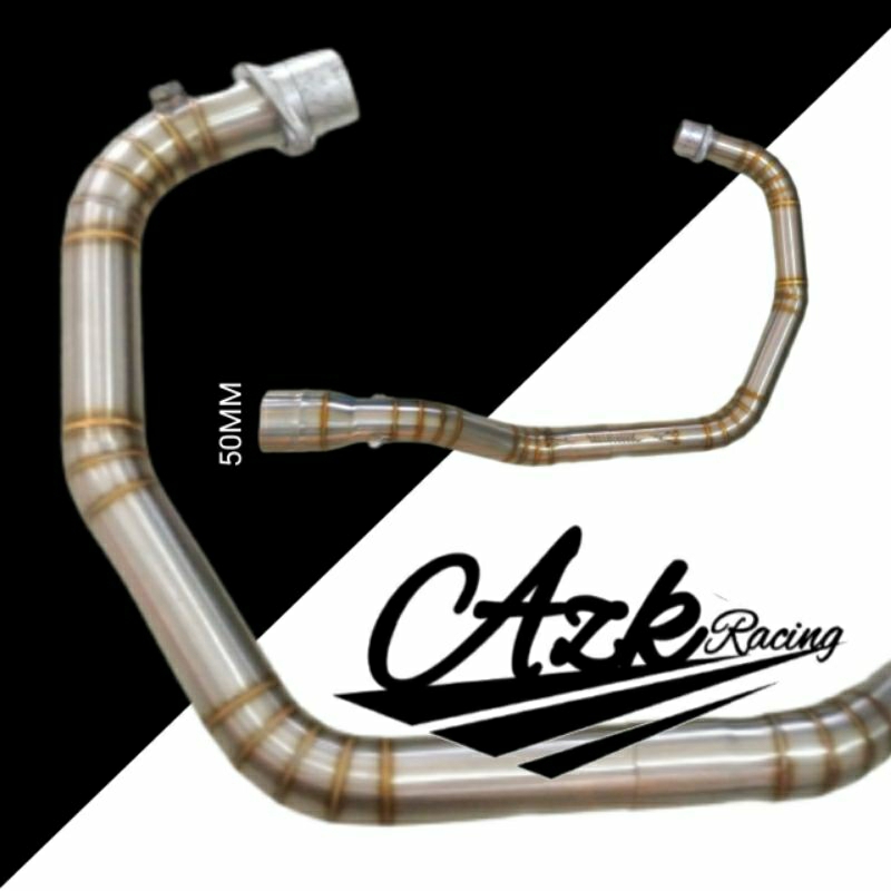 Knalpot Benelli Evo 200 Header only Stainless