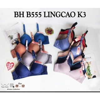 BH LINGCAO B555 KAIT 3 | BH BUSA TANPA KAWAT | BH ORIGINAL
