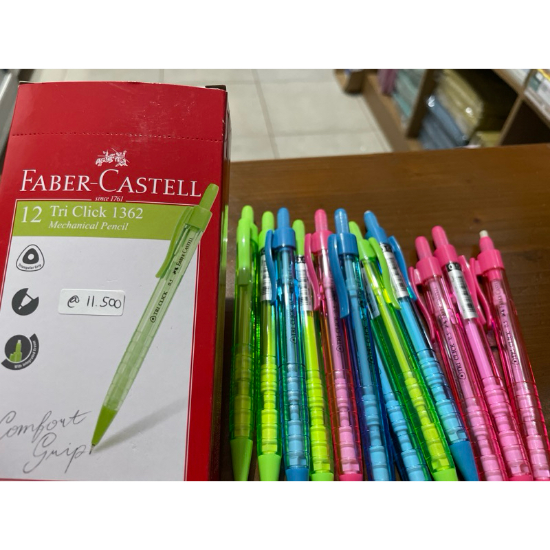 

pensil mekanik Faber castell Tri Click