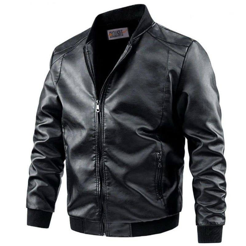 Jaket kulit Bomber Viena Keren terbaru Jacket Bomber kulit pria wanita