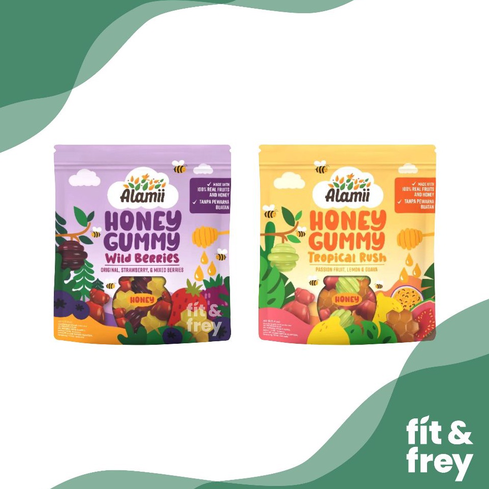 

Promo Keren ALAMII Honey Gummy 4g Wild Berries Tropical Rush Cemilan Anak