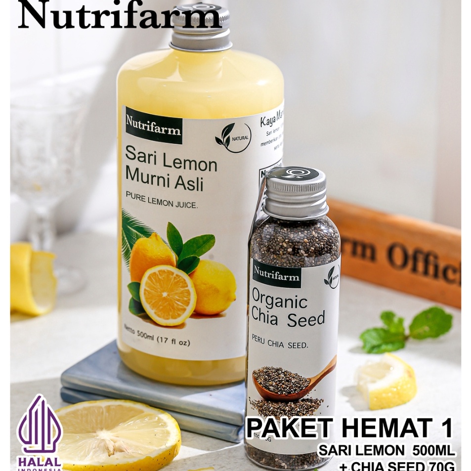 

NEW 5ML CHIA SEED PAKET DETOX 2 IN FRESH CALIFORNIA PURE AIR LEMON AIR LEMON ORIGINAL JUS LEMON DARI BUMI LEMOVITA GEMELI LEMOVITA NUTRILOGY OFFICIAL BEORGANIK