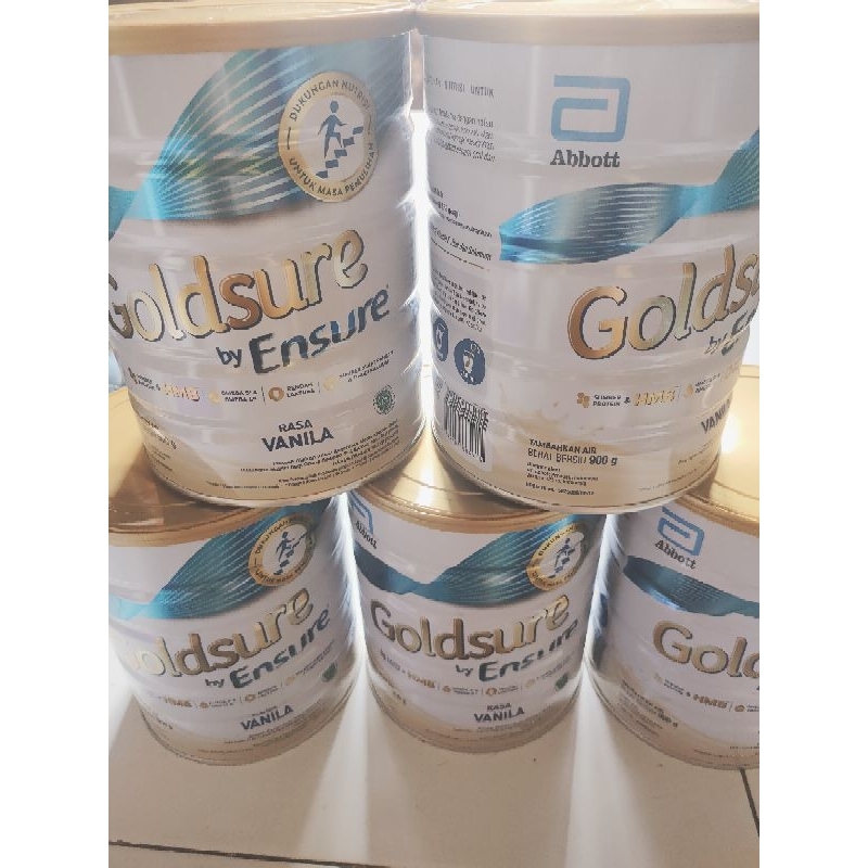 

GOLDSURE BY ENSURE VANILA 800GR 380GR SUSU NUTRISI DEWASA EXP Maret 2026