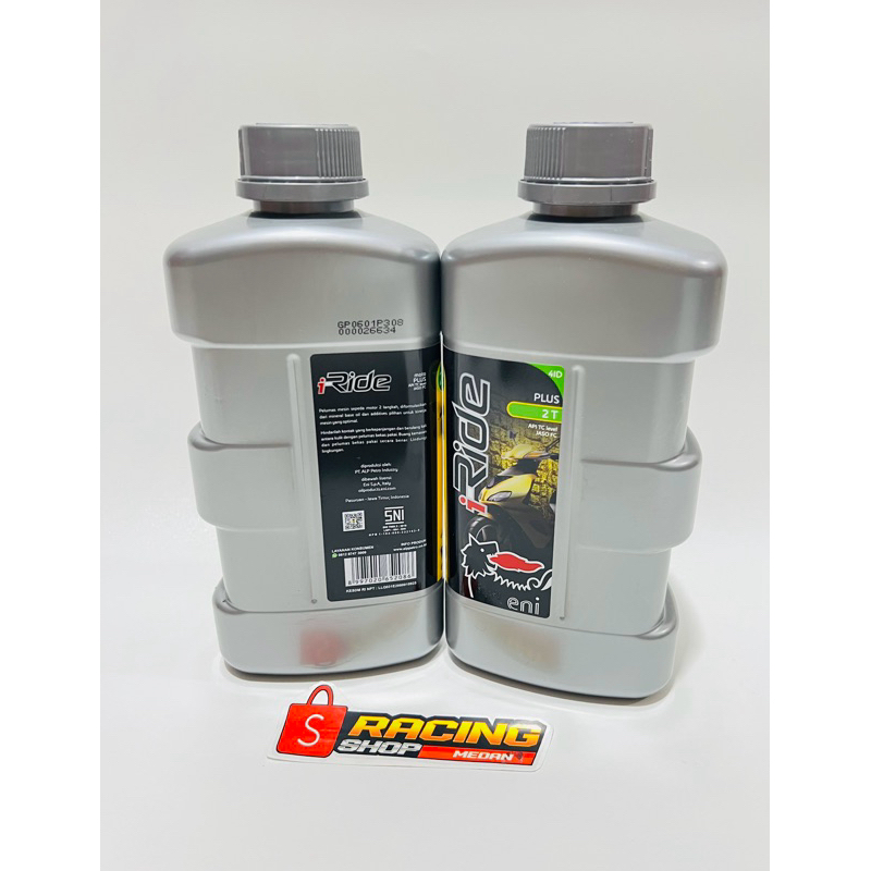 Eni i-Ride 0,7L (700ML) Moto 2T Oli Samping Agip Original 100% | Oli samping eni 2T