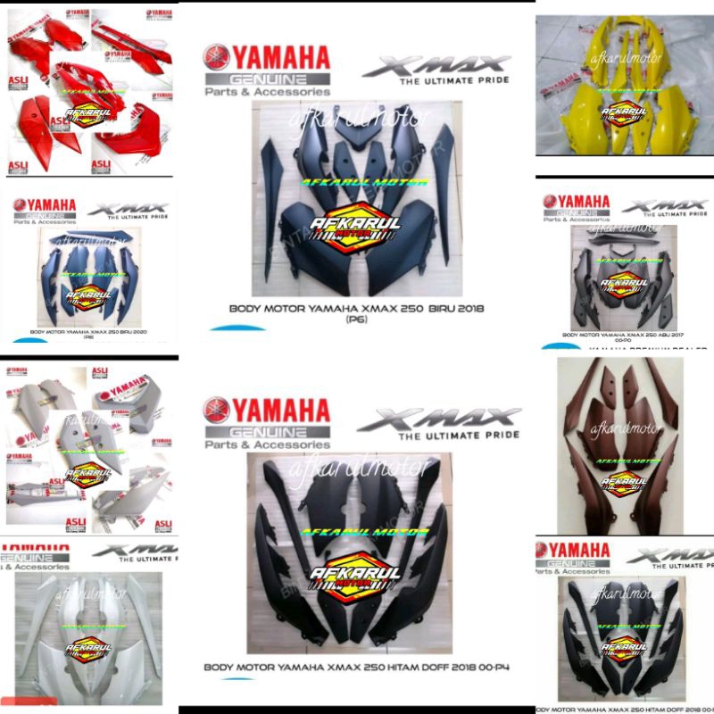 Body xmax full set body halus xmax 250 original yamaha Asli yamaha B74