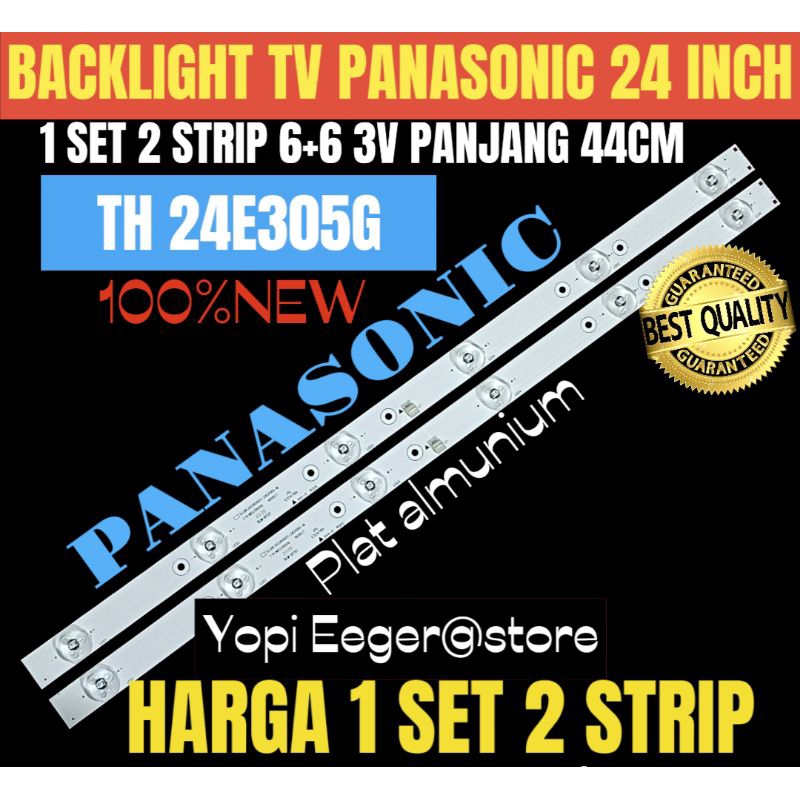BACKLIGHT TV LCD LED PANASONIC 24 INCH TH-24E305G BACKLIGHT TV LCD LED 24 INCH