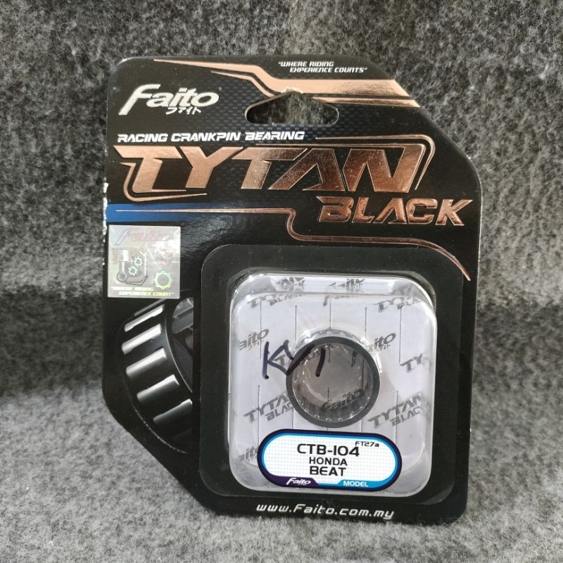 BEARING LAHER BAMBU FAITO TYPE TYTAN BLACK BUAT MOTOR HONDA BEAT FI - VARIO 110 - SCOOPY FI