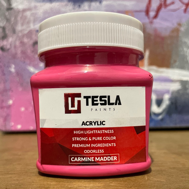 

TESLA PAINTS - ACRYLIC - CARMINE MADDER 125ML