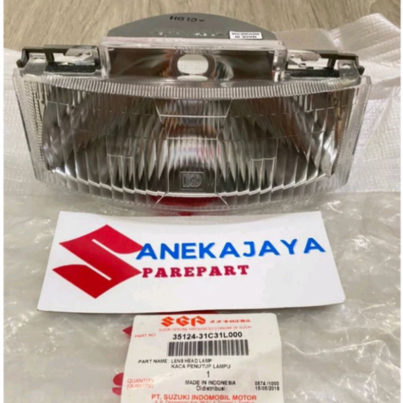 SET MIKA LAMPU DEPAN REFLEKTOR LAMPU DEPAN SUZUKI SATRIA 2 TAK LUMBA TORNADO SHOGUN KEBO ASLI SGP