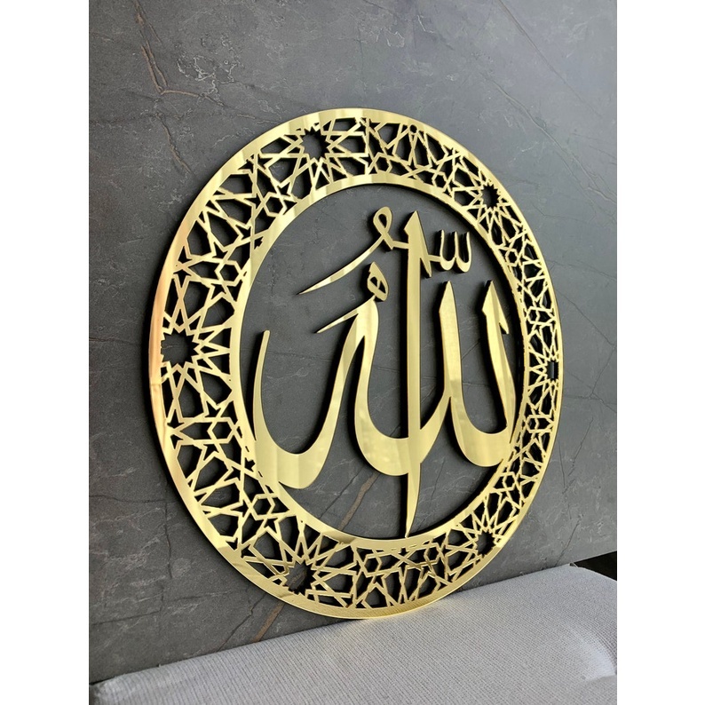 costum lampu led akrilik size 91*91 cm