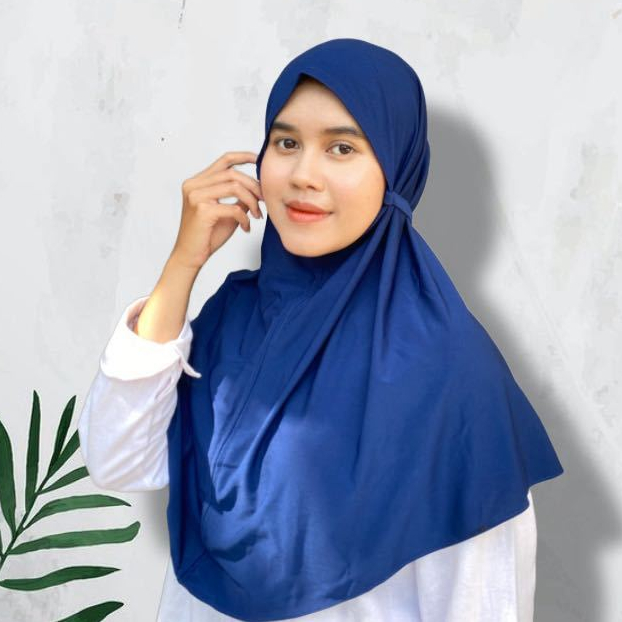 Hijab Instan Syari Tali Siria Lembut Cantik Nyaman motif casual Jilbab elegan  premium  polos  insta
