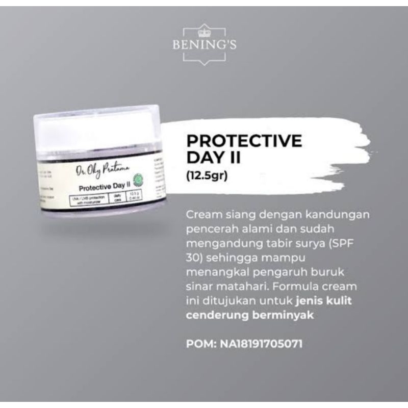 Bening's Protective Day II by dr. Oky Pratama Bening's Skincare - Cream Pencerah Siang Tipe II