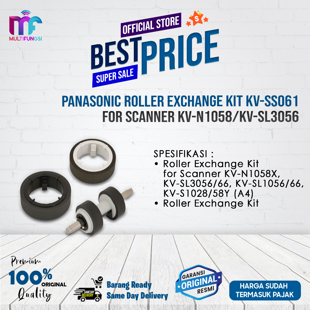 Panasonic Roller Exchange Kit KV-SS061 For Scanner KV-N1058/KV-SL3056