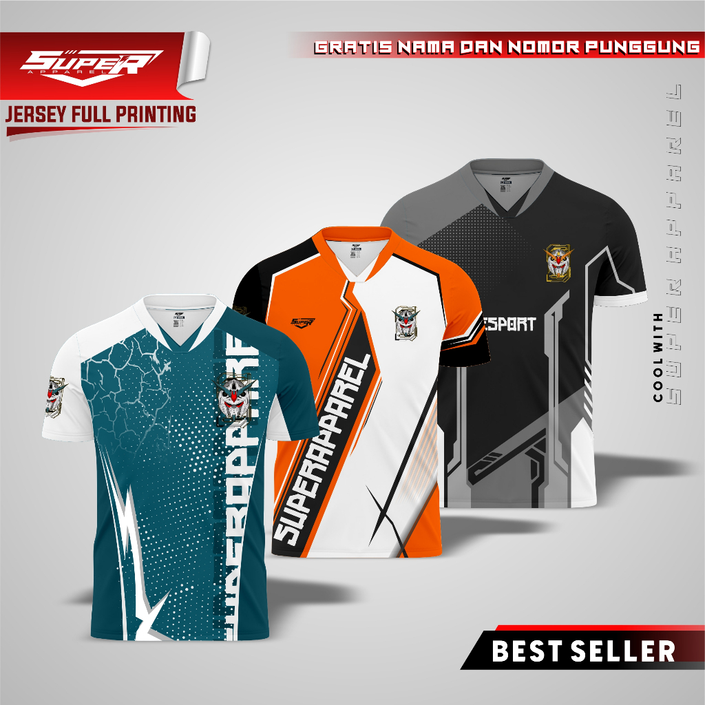 Jersey Esport Custom by Super Apparel