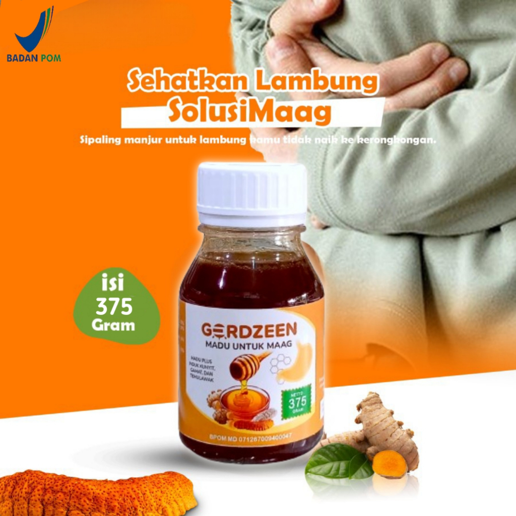 madu asam lambung gerdzeen solusi maag vertigo gerd