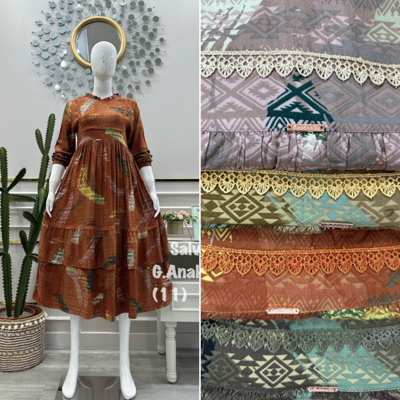 GAMIS ANAK UNIQLO MOTIF BRAND SALVINA YS