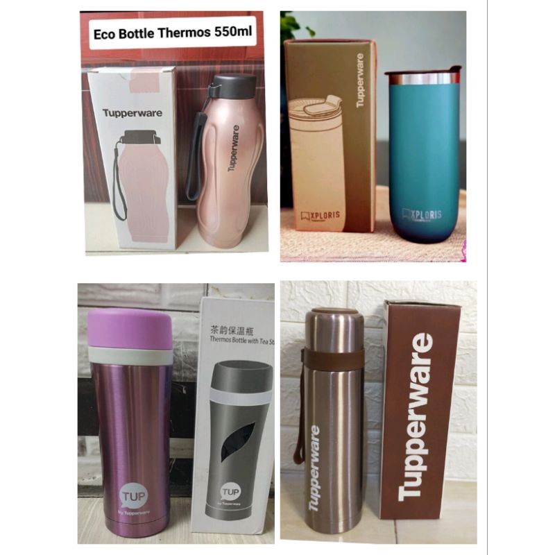 Aneka Termos eco botol insuled / duo tup / xploris thermal tupperware with gift box