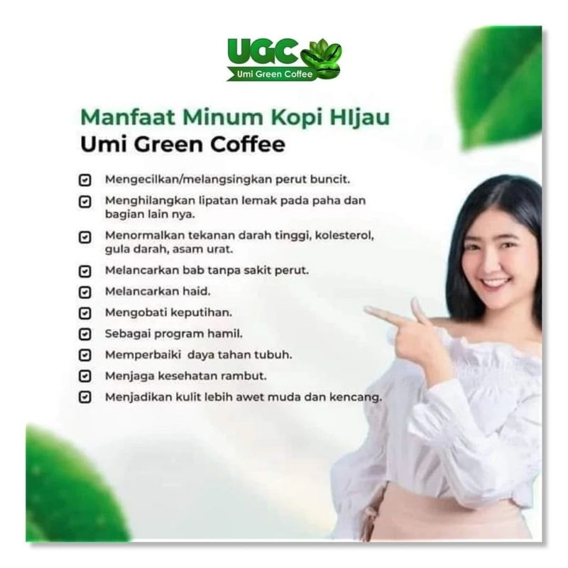 Umi green cofee pelangsing diet alami Ampuh Herbal original UGC