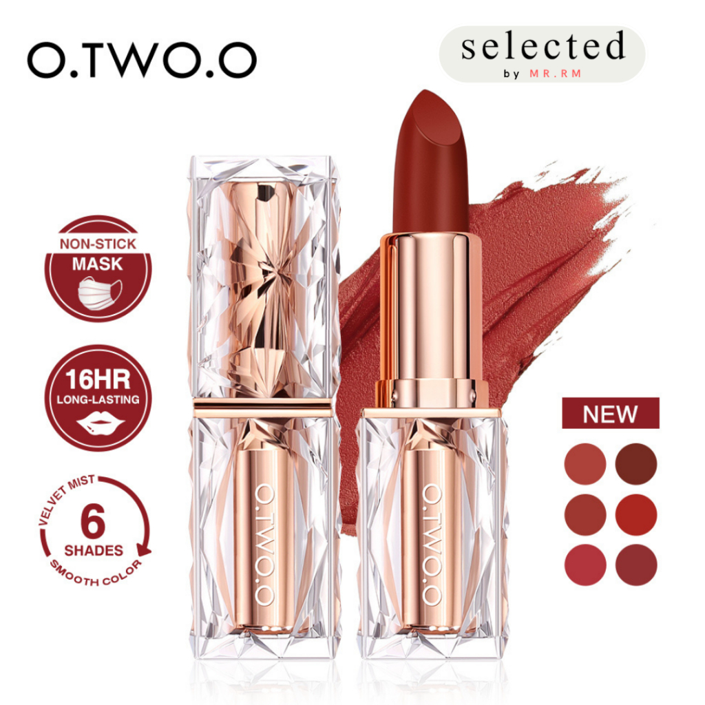 O.TWO.O Spun Gold Brocade Velver Lipstick Matte Long Lasting