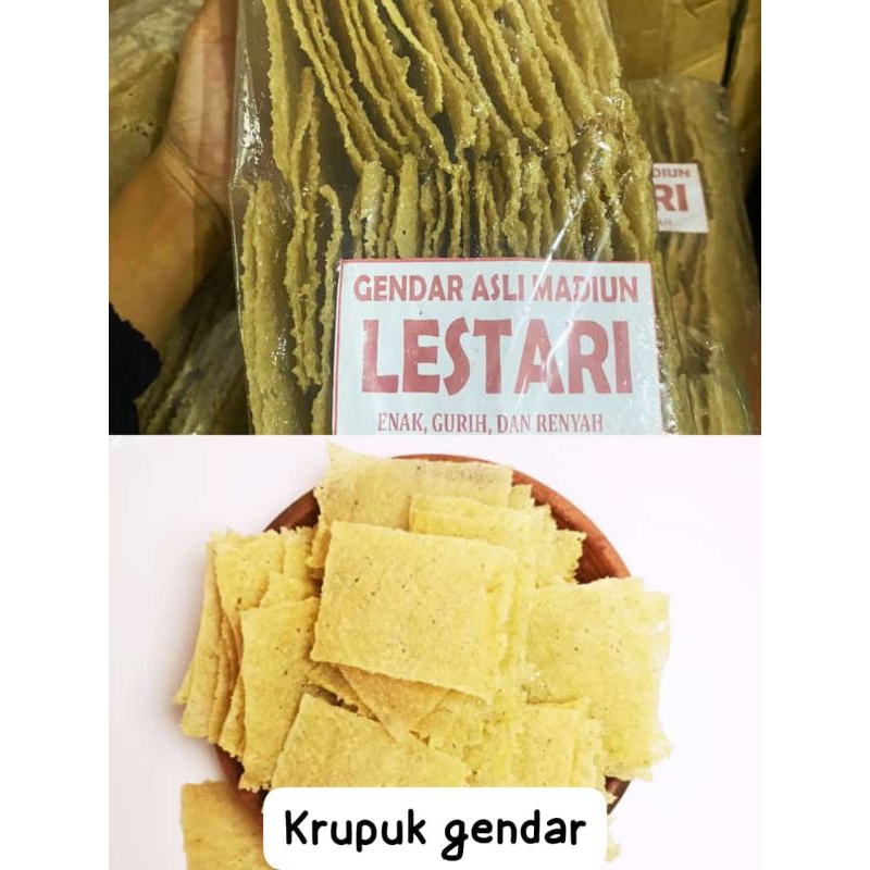 

Kerupuk Gendar Mentah / Kerupuk Beras Asli 500gr