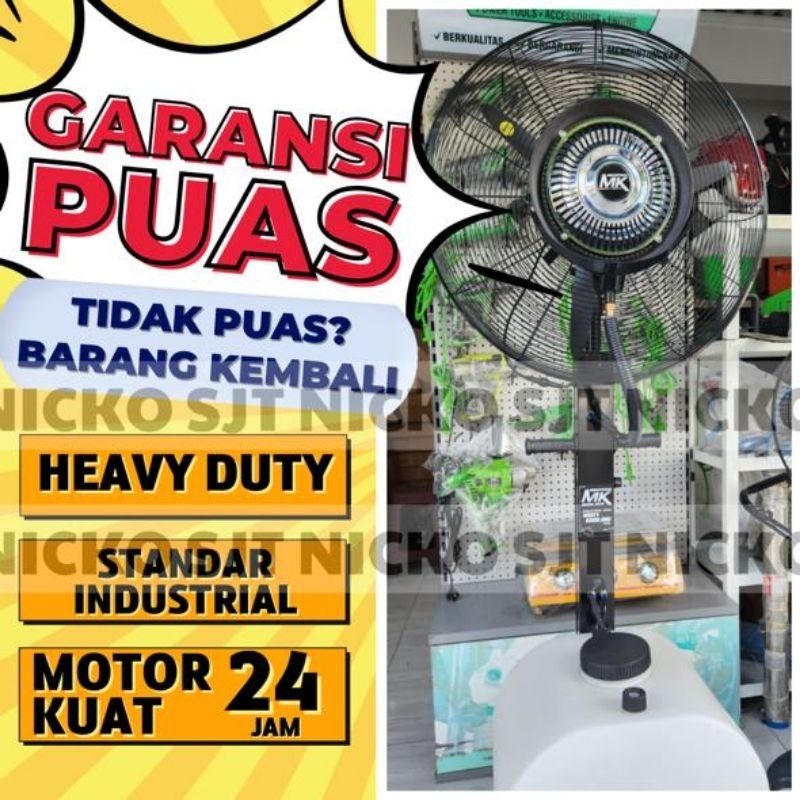 blower misty cool 26 inch inci kipas embun water fan air cooler mist fan