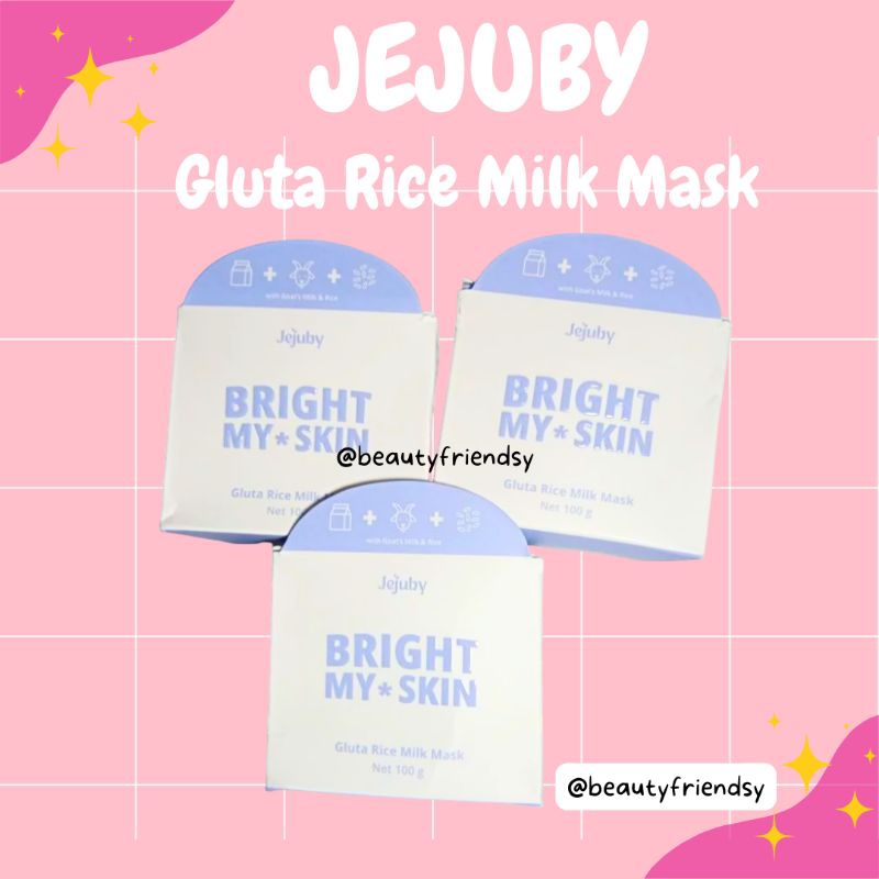 JEJUBY - Gluta Rice Milk Mask