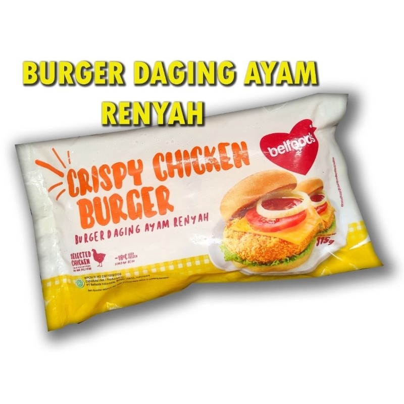 

Chicken Crispy Burger Belfood isi 6