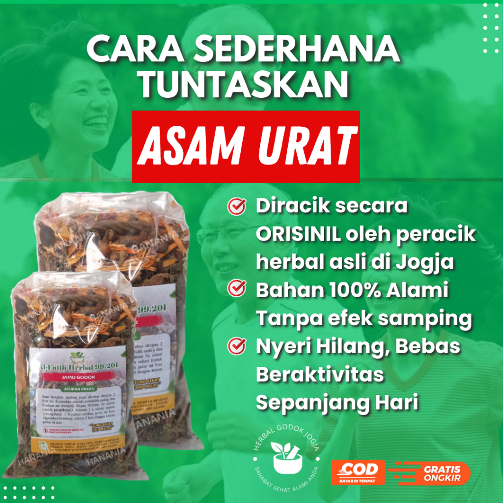 

Jamu Godok Asam Urat dan Rematik